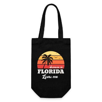Someone In Florida Loves Me - Gift Bag for Bottles - black - Front