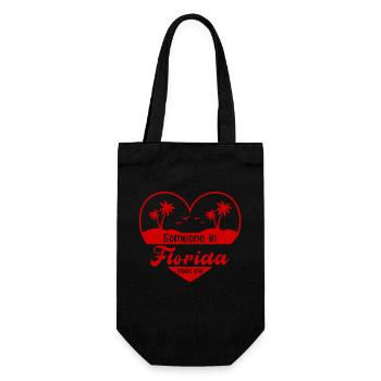 Someone In Florida Loves Me - Gift Bag for Bottles - black - Front
