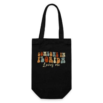 Someone In Florida Loves Me - Gift Bag for Bottles - black - Front