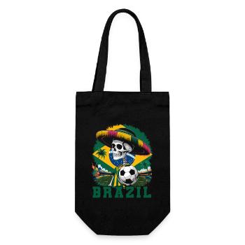 Brazil Brazil shirt Brazilian Rio de Janeirao - Gift Bag for Bottles - black - Front