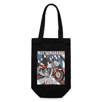 MOTORRAD NOT TOMORROW TODAY - Gift Bag for Bottles - black - Front