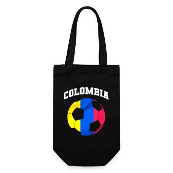 Kolumbien Colombia Medellin Urlaub Bogota Cali - Geschenkbeutel für Flaschen - Schwarz - Vorne