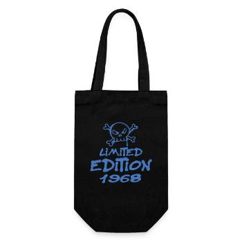 Limited Edition 1968 Geburtstag 1968 Geboren - Geschenkbeutel für Flaschen - Schwarz - Vorne
