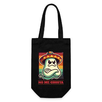 Mexican Ghost No Me Ghosta Funny - Gift Bag for Bottles - black - Front