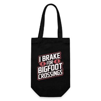 Bigfoot croyant Sasquatch Cryptide Créature de la forêt - Sac à bouteille - noir - Devant