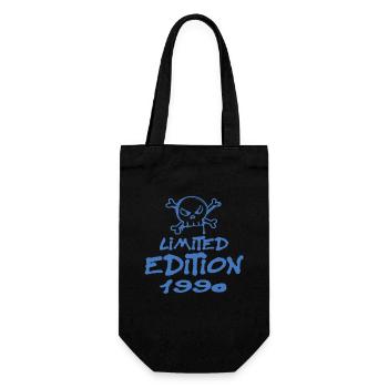 Limited Edition 1990 Geburtstag 1990 Geboren - Geschenkbeutel für Flaschen - Schwarz - Vorne