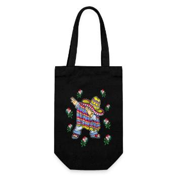 Mexique Mexique Cadeau mexicain Flag Football - Sac à bouteille - noir - Devant