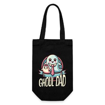 Ghoul Dad Drôle Halloween Design - Sac à bouteille - noir - Devant