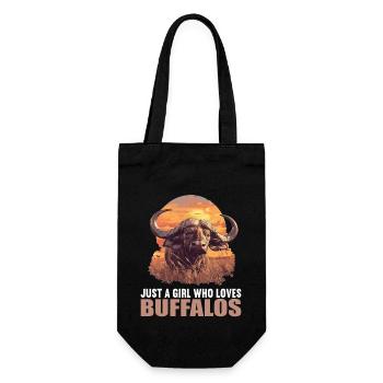Buffalos Buffalo Büffel - Gift Bag for Bottles - black - Front