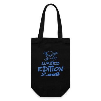 Limited Edition 2008 Geburtstag 2008 Geboren - Geschenkbeutel für Flaschen - Schwarz - Vorne