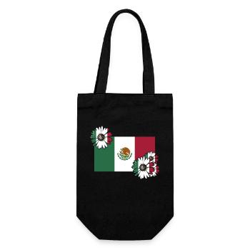 Mexique Mexique Cadeau mexicain Flag Football - Sac à bouteille - noir - Devant