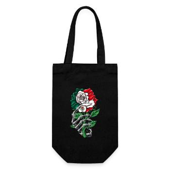 Mexico Mexico Mexican Gift Flag Football - Gift Bag for Bottles - black - Front