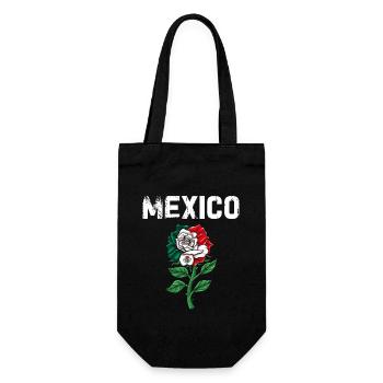 Mexico Mexico Mexican Gift Flag Football - Gift Bag for Bottles - black - Front