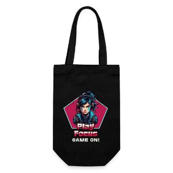 Gambler Femme Jeux Concentré Gaming Girl - Sac à bouteille - noir - Devant