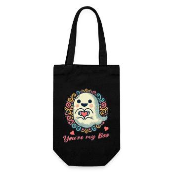 luxureTu es mon boo fantôme amour - Sac à bouteille - noir - Devant