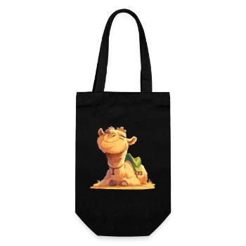 Camel Kamele Kamel - Geschenkbeutel für Flaschen - Schwarz - Vorne