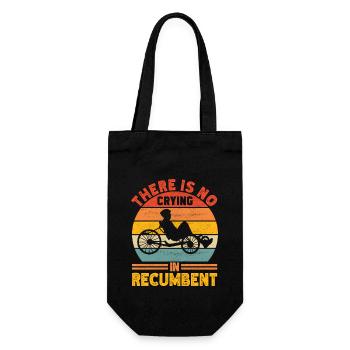 Recumbent Trike Liegetrike Liegedreirad - Gift Bag for Bottles - black - Front