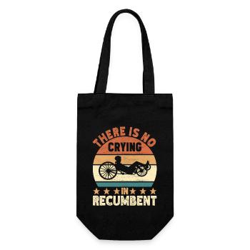 Recumbent Trike Liegetrike Liegedreirad - Gift Bag for Bottles - black - Front