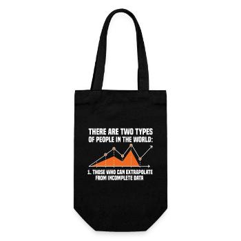 Those Who Can Extrapolate From Incomplete Data - Gift Bag for Bottles - black - Front
