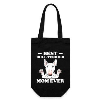 Bull Terrier Saying Funny Bull Terrier Gift - Gift Bag for Bottles - black - Front