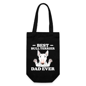 Bull Terrier Saying Funny Bull Terrier Gift - Gift Bag for Bottles - black - Front