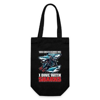 Plongée sous-marine Vous ne pouvez pas me faire peur Nageur de plongée en apnée - Sac à bouteille - noir - Devant