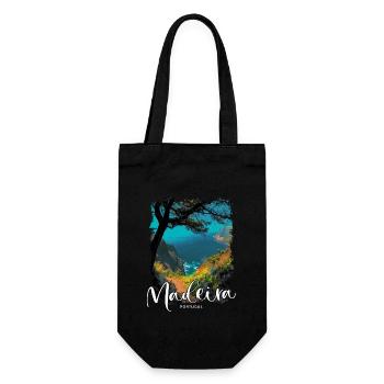 Île de Madère Portugal Vacances Visites Souvenirs - Sac à bouteille - noir - Devant