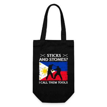 Arnis Eskrima Kali Arts Philippins FMA - Sac à bouteille - noir - Devant