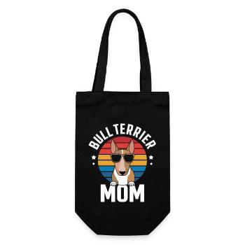 Bull Terrier Saying Funny Bull Terrier Gift - Gift Bag for Bottles - black - Front