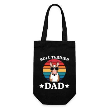 Bull Terrier Saying Funny Bull Terrier Gift - Gift Bag for Bottles - black - Front