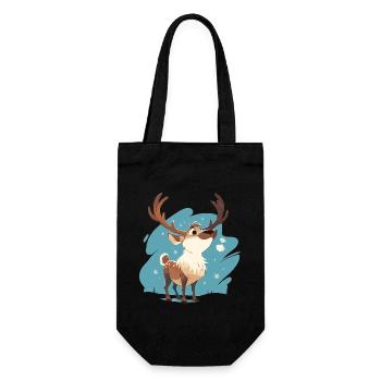 Caribou Karibus Karibu - Gift Bag for Bottles - black - Front