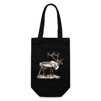Caribou Karibus Karibu - Gift Bag for Bottles - black - Front