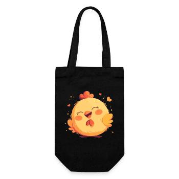 Rooster Roosters Rooster - Gift Bag for Bottles - black - Front
