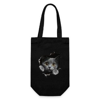 Funny Cats Cat Owner Cute Cat Pet - Gift Bag for Bottles - black - Front