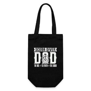 Scuba Diver Dad The Idol The Myth The Swimmer - Gift Bag for Bottles - black - Front