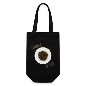 Hairy times - Gift Bag for Bottles - black - Front