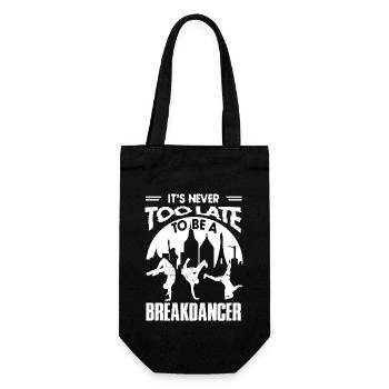 Breakdancer Want To Be A Breakdancer - Gift Bag for Bottles - black - Front