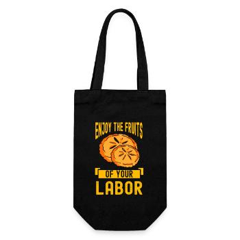Profitez des fruits de votre travail de cuisson - Sac à bouteille - noir - Devant