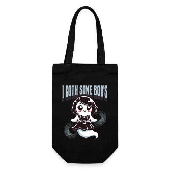 Halloween Gothic Girl I Got Boo’s - Sac à bouteille - noir - Devant