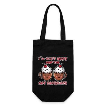 Cacao Dicton Chocolat Chaud Fun Cacao Cadeau - Sac à bouteille - noir - Devant