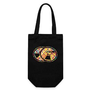 Cymbal Geometric - Gift Bag for Bottles - black - Front