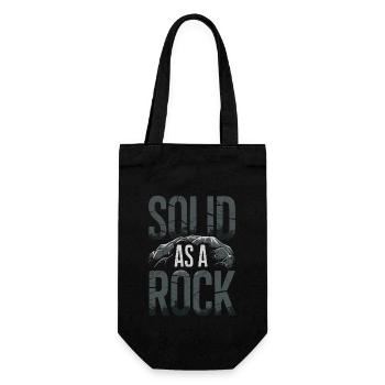 Enthusiast for collecting geology and - Gift Bag for Bottles - black - Front
