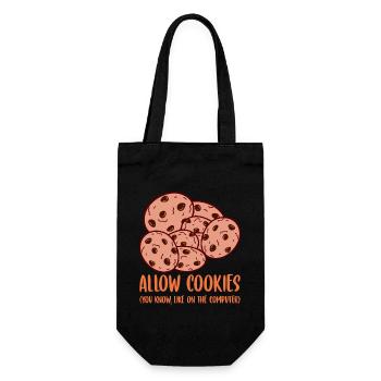 Like On The Computer Dough Cookie - Gift Bag for Bottles - black - Front
