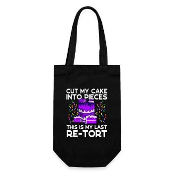 Baker Cut My Cake Last Re-tort Baking - Sac à bouteille - noir - Devant