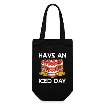 Confectioner Baker Have Iced Day Baking - Gift Bag for Bottles - black - Front