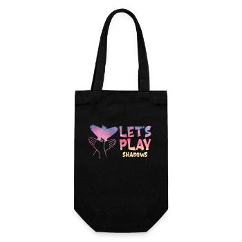 Let's Play Shadows Shadow Puppetry - Geschenkbeutel für Flaschen - Schwarz - Vorne