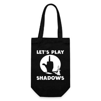 Shadow Puppetry Puppet Show Art - Gift Bag for Bottles - black - Front