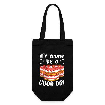 Patissier It's Scone Be Good Baker Baking - Gift Bag for Bottles - black - Front