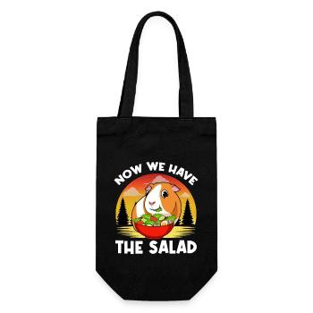Maintenant, nous avons la salade dictons allemands - Sac à bouteille - noir - Devant