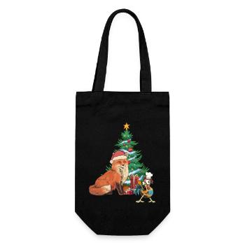 Noël Noël Renard Coq - Sac à bouteille - noir - Devant